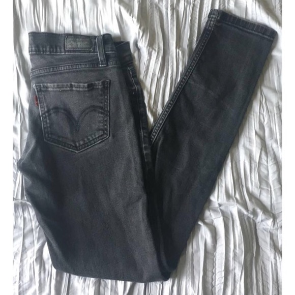 Levi’s Charcoal Too Superlow Skinny Jeans - Picture 5 of 8